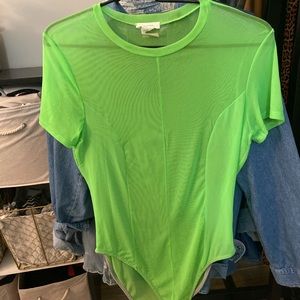 Neon Green Bodysuit